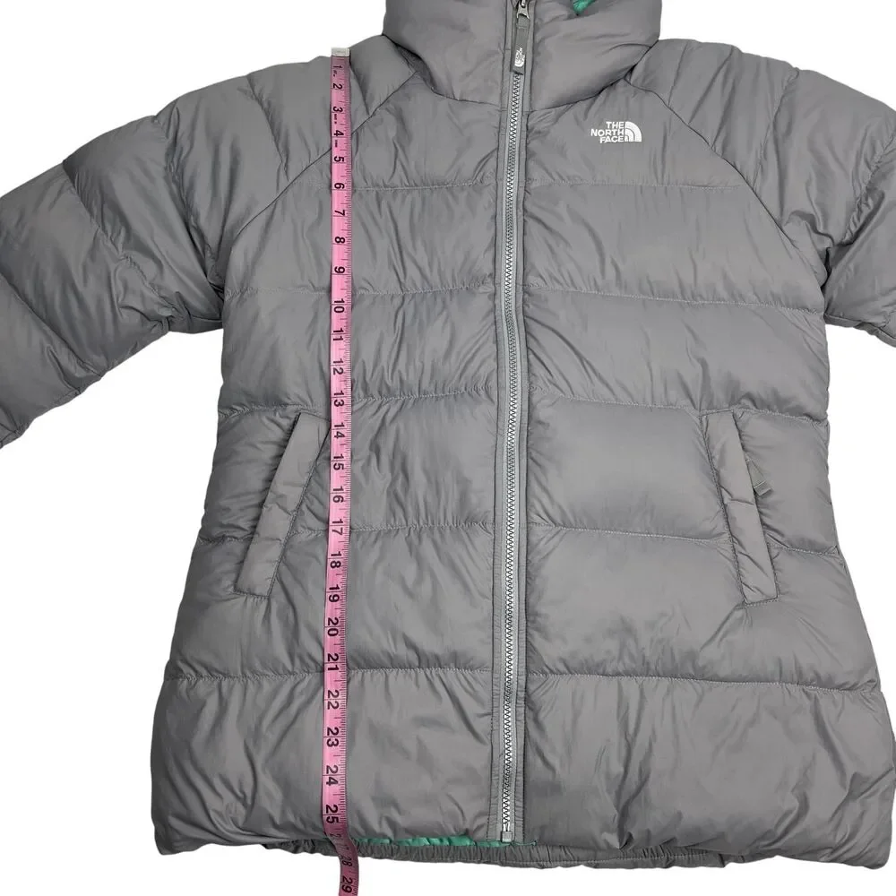 The North Face Girls Triclimate Jacket XL 3 in 1 Mint Green Grey Down Puffer - Picture 13 of 16